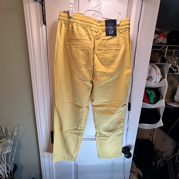 NWT GAP Factory Women's Size Small Yellow Easy Pants Mid Rise - Picture 9 of 9